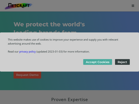 'netcraft.com' screenshot
