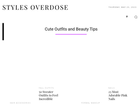 'stylesoverdose.com' screenshot