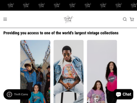 'thriftedthreads.com' screenshot