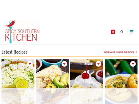 'spicysouthernkitchen.com' screenshot