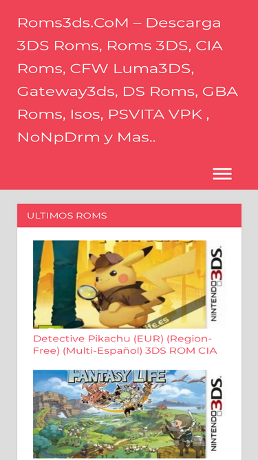 Detective pikachu deals 3ds cia