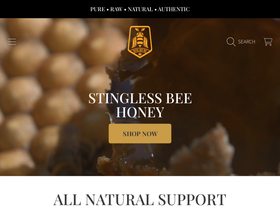 meliponahoney.com homepage screenshot