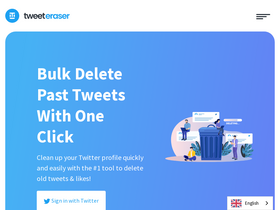 'blog.tweeteraser.com' screenshot