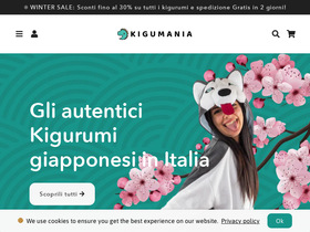 kiguitalia.com homepage screenshot