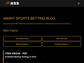 'sportssmartbetting.com' screenshot