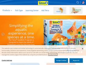 'tetra-fish.com' screenshot