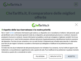 'chetariffa.it' screenshot