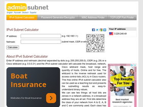 'adminsub.net' screenshot