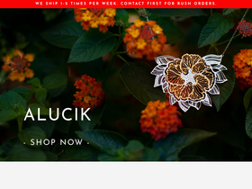alucik.com homepage screenshot