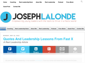 'jmlalonde.com' screenshot
