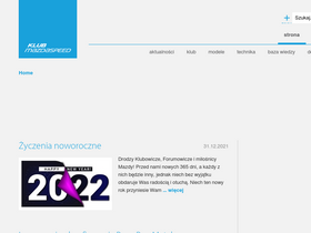 'mazdaspeed.pl' screenshot