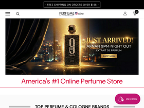 perfumeonline.com homepage screenshot