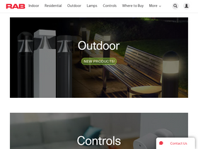 'rablighting.com' screenshot