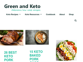 'greenandketo.com' screenshot