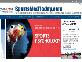 'sportsmedtoday.com' screenshot