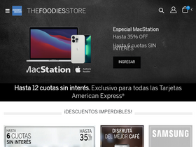 'thefoodiesstore.com' screenshot