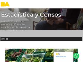 'estadisticaciudad.gob.ar' screenshot
