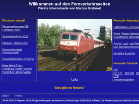 'fernbahn.de' screenshot