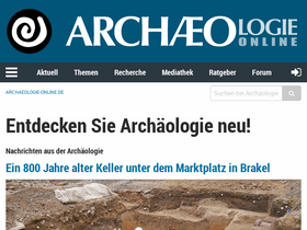 'archaeologie-online.de' screenshot