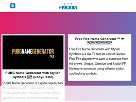 'etcgamer.com' screenshot