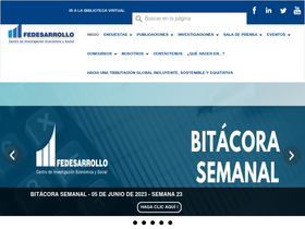 'fedesarrollo.org.co' screenshot