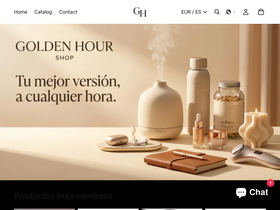 goldenhourshopes.com homepage screenshot