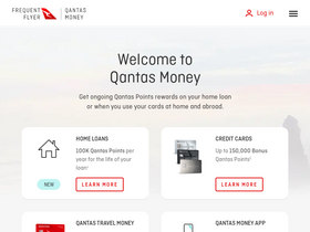 'qantasmoney.com' screenshot