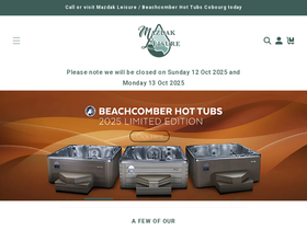 Mazdak Leisure website screenshot