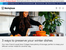 'westinghouse.com.au' screenshot