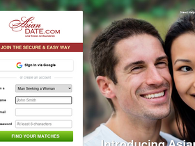 'asiandate.com' screenshot