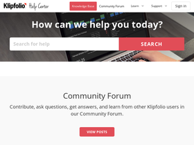 support.klipfolio.com