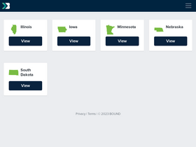 'gobound.com' screenshot