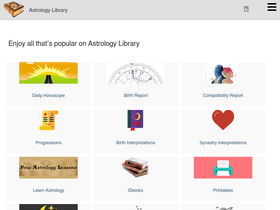 'astrolibrary.org' screenshot