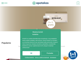 'apotekos.com' screenshot