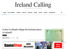'ireland-calling.com' screenshot