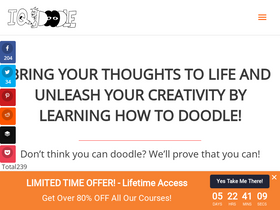 'iqdoodle.com' screenshot