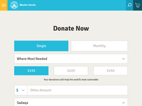 'muslimhands.ca' screenshot