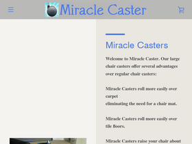miraclecaster.com homepage screenshot