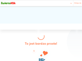 'zwierzoklik.pl' screenshot