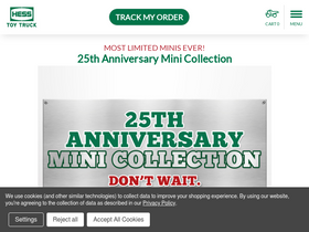 'hesstoytruck.com' screenshot