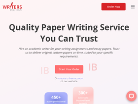 'writersperhour.com' screenshot