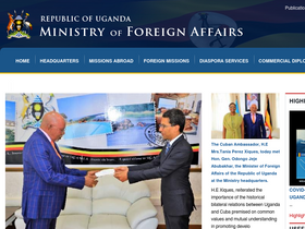 'mofa.go.ug' screenshot