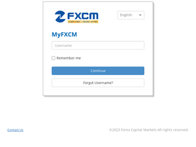 'myfxcm.com' screenshot