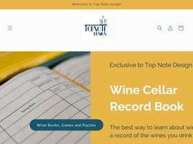 topnotedesign.co.uk homepage screenshot