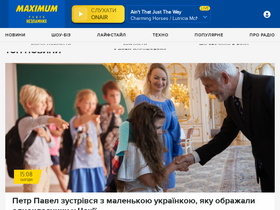 'maximum.fm' screenshot