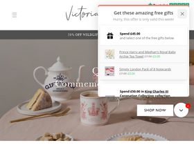 Victoria Eggs homepage screenshot