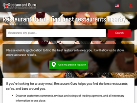 restaurantguru com market share traffic analytics similarweb