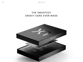 'x1creditcard.com' screenshot