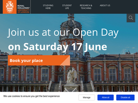 'royalholloway.ac.uk' screenshot