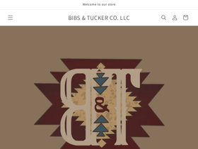 bibsandtuckerco.com homepage screenshot